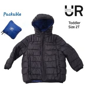 Urban Republic Packable Puffer Jacket Toddler Size 2T